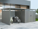StarLine Metal Garden Shed Model Style 7.56 m² Economy Set-2 Aluminum Grey