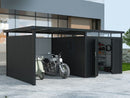 StarLine Metal Shed Model Style 7.56 m² Economy Set-2 Anthracite