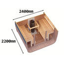 Fjordholz Barrel Sauna Model Cubus-3