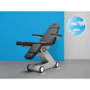 Weelko B-Light 503 Podologiesessel mit 3 Motoren Grau
