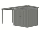 StarLine Metal Shed Model Style 4.45 m² Economy Set 1 Aluminum Grey