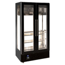 Réfrigérateur à maturation Virtus & Mastro 2 portes avec affichage de l'humidité, modèle îlot