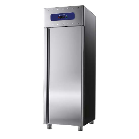 Frigorifero Virtus & Mastro 700 litri in acciaio inox, GN 2/1, -2°/+8°C, isolamento 85 mm