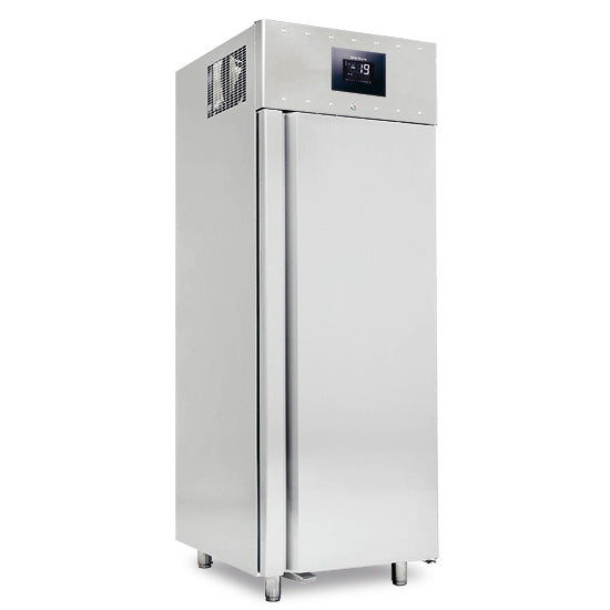 Virtus & Mastro 700-liter stainless steel freezer, GN 2/1, -10°/-22°C, 85 mm insulation - WiFi