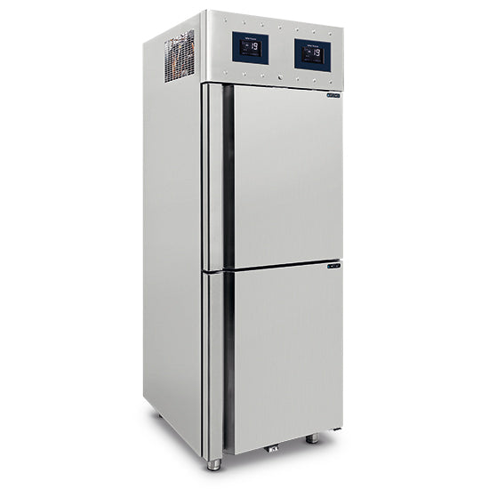 Virtus & Mastro 350+350 liter stainless steel freezer GN 2/1, -10°/-22°C - WiFi