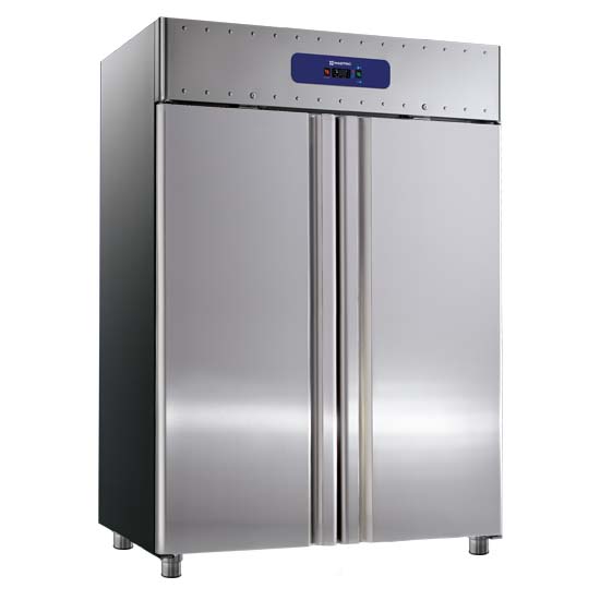 Virtus & Mastro 1400 liter stainless steel freezer, GN 2/1, -10°/-25°C, 85 mm insulation