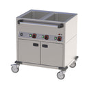 Bain-Marie-Wagen-Fahrbar 2x GN 1/1