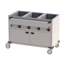Bain-Marie-Wagen-Fahrbar 3x GN 1/1