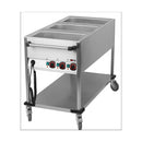 Bain-Marie-Wagen-Fahrbar 3x GN 1/1