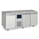 Virtus & Mastro 3-door refrigerated counter GN 1/1, -2°/+8°C - WiFi