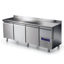 Virtus & Mastro refrigerated counter with 3 doors, GN 1/1, with raised edge and refrigerated drawer, -2°/+8°C