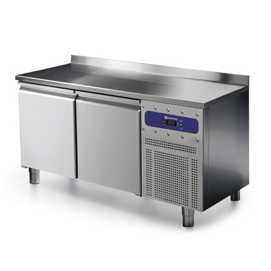 Virtus & Mastro Tiefkühltisch 600 mm 2 Türen 430x325 mm mit Aufkantung, -10°/-20°C