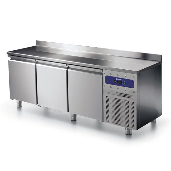 Virtus & Mastro freezer counter 600 mm 3 doors 430x325 mm with raised edge, -10°/-20°C