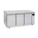 Virtus & Mastro Bakery Refrigerated Counter, 3-Door, Central Cooling, Stainless Steel Worktop, -2°/+8°C - WiFi
