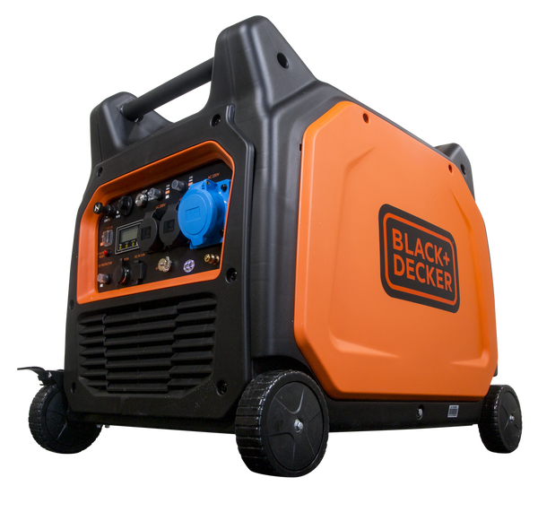 Black + Decker Inverter Stromaggregat Benzin 6500 Watt BXGNi6500E