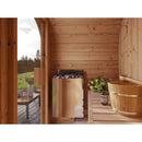 Fjordholz Mini Fass-Sauna Modell Cubus-1