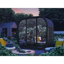 Fjordholz Barrel Sauna Model Luxe-2 Premium Black Edition