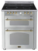 LOFRA - DOLCEVITA INDUCTION - FOUR DOUBLE 70 cm - RSUD 76 MFTE/ 4I - Finition Laiton Inox 