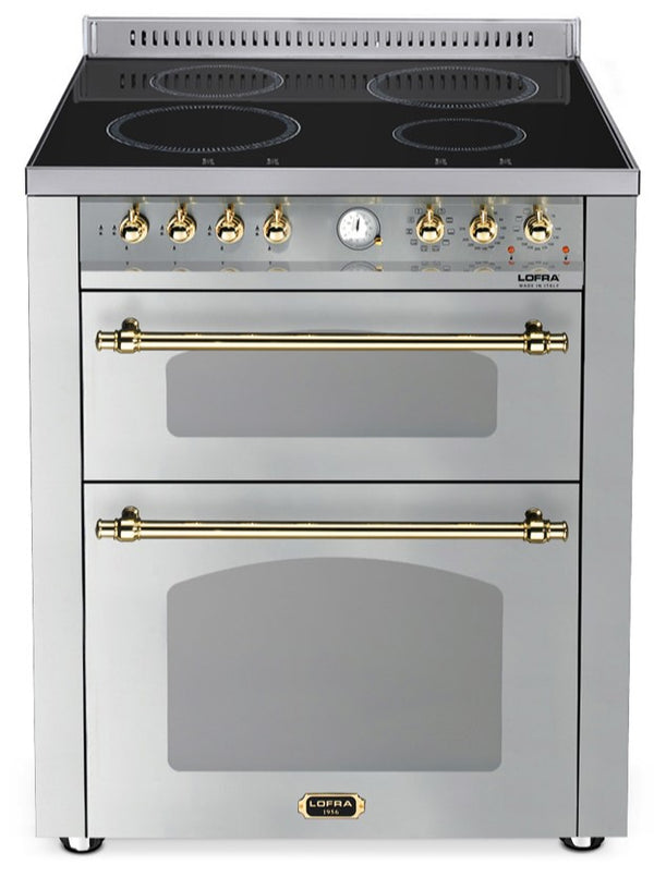 LOFRA - DOLCEVITA INDUCTION - DOUBLE OVEN 70 cm - RSUD 76 MFTE/ 4I - Stainless brass finish 
