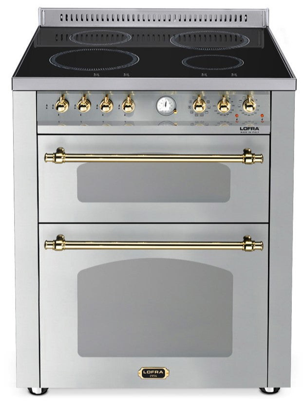 LOFRA - DOLCEVITA INDUCTION - DOUBLE OVEN 70 cm - RSUD 76 MFTE/ 4I - Stainless brass finish 