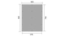 Weka Carport 618, 576x784, Grün imprägniert