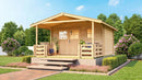 Weka Gartenhaus Blumberg 111, 380x450, Naturbelassen