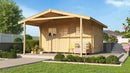Weka Gartenhaus Blumberg 111, 380x500, Naturbelassen
