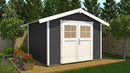 Weka Gartenhaus Blackmount 122, 241x205, Anthrazit