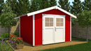 Weka Gartenhaus Blackmount 122, 241x235, Schwedenrot
