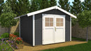 Weka Gartenhaus Blackmount 122, 241x235, Anthrazit