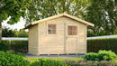 Weka Gartenhaus Blackmount 123, 301x295, Naturbelassen