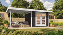 Weka Gartenhaus Marlo 126, 590x241, Anthrazit