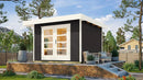 Weka Gartenhaus Marlo 126, 295x301, Anthrazit