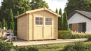 Weka Gartenhaus Blumberg 132, 250x250, Naturbelassen