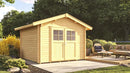 Weka Gartenhaus Blumberg 132, 300x300, Naturbelassen