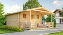 Weka Gartenhaus Blumberg 135, 380x500, Naturbelassen