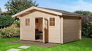 Weka Gartenhaus Blumberg 135, 380x380, Naturbelassen