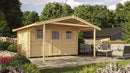 Weka Gartenhaus Blumberg 135, 380x580, Naturbelassen