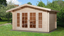 Weka Weekendhaus Bornio 137, 380x380, Naturbelassen