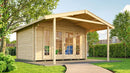 Weka Weekendhaus Bornio 137, 380x580, Naturbelassen