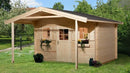 Weka Weekendhaus Blumberg 138, 380x580, Naturbelassen