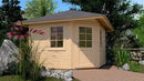 Weka Gartenhaus Waroona 149, 238x238, Naturbelassen