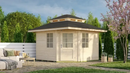 Weka Gartenhaus Waroona 149, 298x298, Naturbelassen