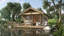Weka Weekendhaus Teola 155, 430x560, Naturbelassen