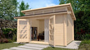 Weka Gartenhaus Sunburry 158, 380x300, Naturbelassen