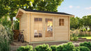 Weka Gartenhaus Geelong 163, 340x250, Naturbelassen