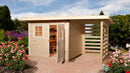 Weka Gartenhaus Blackmount 170, 385x210, Naturbelassen