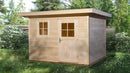 Weka Gartenhaus Blackmount 170, 295x300, Naturbelassen