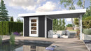 Weka Gartenhaus Kingston wekaLine 172, 500x211, Anthrazit
