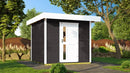 Weka Gartenhaus Kingston 172, 235x241, Anthrazit